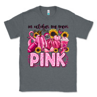 Charcoal Heather in october we wear pink football Classic Tee - LillyAllenDesigns