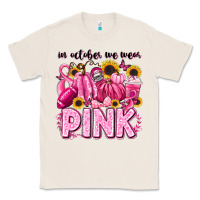 Natural in october we wear pink football Classic Tee - LillyAllenDesigns