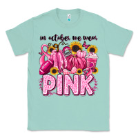 Seafoam in october we wear pink football Classic Tee - LillyAllenDesigns