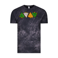 Cloud Black christmas tree cookies Vintage Tee - LillyAllenDesigns
