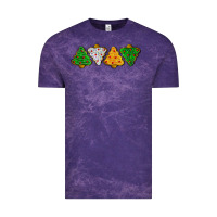 Cloud Purple christmas tree cookies Vintage Tee - LillyAllenDesigns