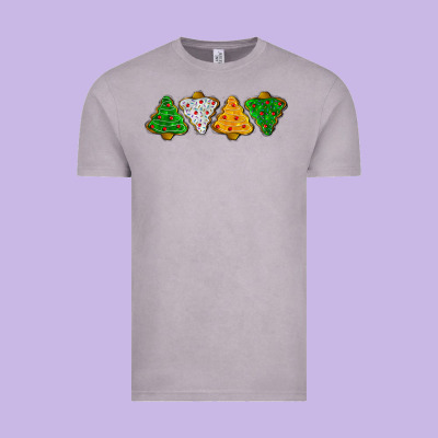 Christmas Tree Cookies Vintage Tee Designed By Lillyallendesigns