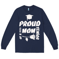 Navy Proud Mom Of A 2020 Senior Long Sleeve Tee - Bettercallsaul