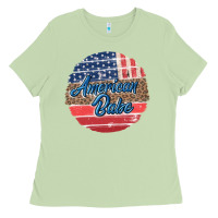 Matcha leopard merica Ladies Tee - MaliasSmallBusiness