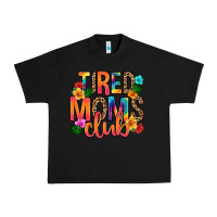 Black tired moms club Urban Heavy Tee - Artiststas