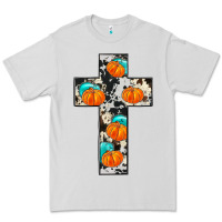 Dove Grey pumpkin cross Premium Tee - JahusDesignShop
