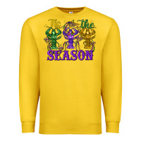 Lemon Tis The Season Crawfish Mardi Gras Premium Sweatshirt - FaDigitalArtStudio