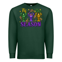 Sports Green Tis The Season Crawfish Mardi Gras Premium Sweatshirt - FaDigitalArtStudio