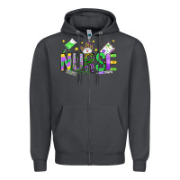 Smoke mardi gras nurse Zipper Hoodie - OliviaCreatesArt