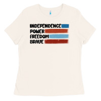 Bone indepence power freedom brave Ladies Tee - MaliasSmallBusiness