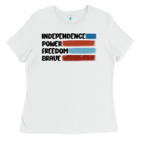 Indepence Power Freedom Brave Ladies Tee | Teevron