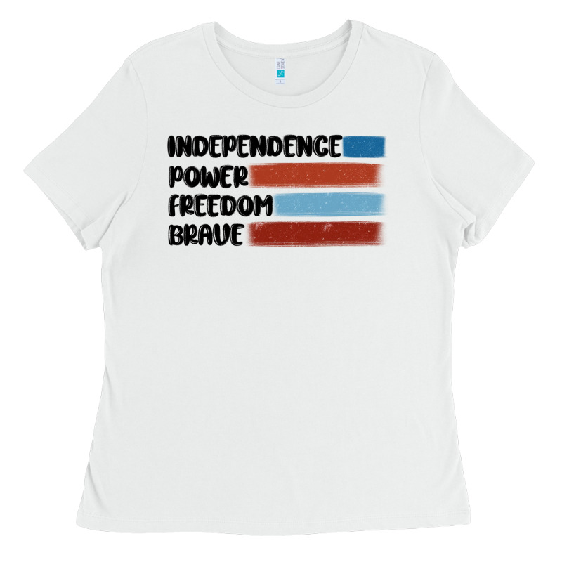 Indepence Power Freedom Brave Ladies Tee by MaliasSmallBusiness | Teevron