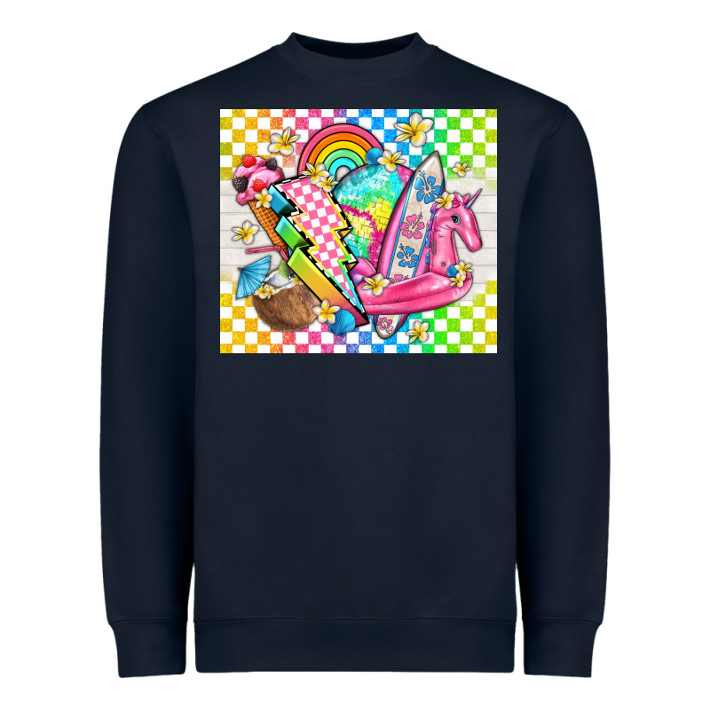 Retro Summer Heavyweight Sweatshirt by TumblerDesignByShophia | Teevron