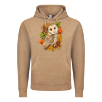 Vintage Coffee Fall Owl Vintage Hoodie - LillyAllenDesigns