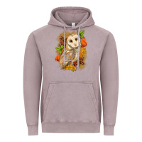 Vintage Zinc Fall Owl Vintage Hoodie - LillyAllenDesigns