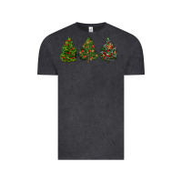 Vintage Black christmas trees Vintage Tee - LillyAllenDesigns