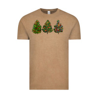 Vintage Coffee christmas trees Vintage Tee - LillyAllenDesigns