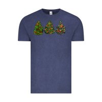 Vintage Denim christmas trees Vintage Tee - LillyAllenDesigns