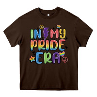 Chocolate Brown in my pride era Heavy Core Tee - MaliasSmallBusiness