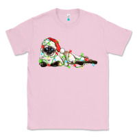 Bubblegum Pink christmas siamese cat Classic Tee - LillyAllenDesigns