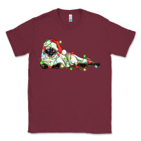 Burgundy christmas siamese cat Classic Tee - LillyAllenDesigns