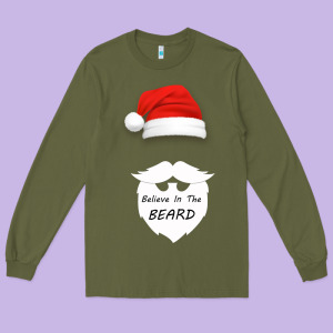 Believe In The Beard Long Sleeve Tee Designed By Bettercallsaul