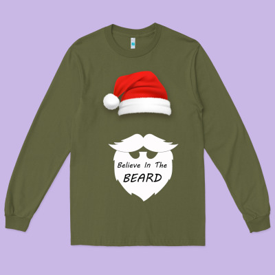 Believe In The Beard Long Sleeve Tee Designed By Bettercallsaul