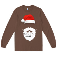 Chestnut Believe In The Beard Long Sleeve Tee - Bettercallsaul