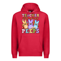 Cardinal Easter Day Teacher of the sweetest peeps Premium Hoodie - OliviaCreatesArt