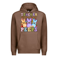 Chestnut Easter Day Teacher of the sweetest peeps Premium Hoodie - OliviaCreatesArt