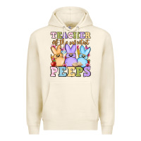 Tofu Easter Day Teacher of the sweetest peeps Premium Hoodie - OliviaCreatesArt