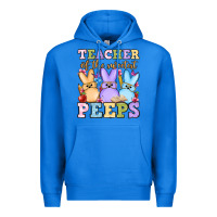 True Royal Easter Day Teacher of the sweetest peeps Premium Hoodie - OliviaCreatesArt