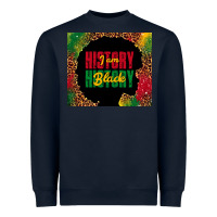 Navy i am black history Heavyweight Sweatshirt - TumblerDesignByShophia
