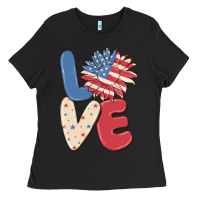 Love 4th Of July Ladies Tee | Teevron