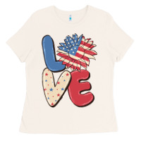 Bone love 4th of july Ladies Tee - MaliasSmallBusiness