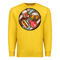 Lemon american football round earrings Premium Sweatshirt - BundleAndBundleShop