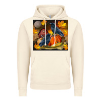 Vintage Artic Fall Crow Vintage Hoodie - LillyAllenDesigns