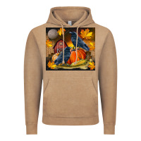 Vintage Coffee Fall Crow Vintage Hoodie - LillyAllenDesigns
