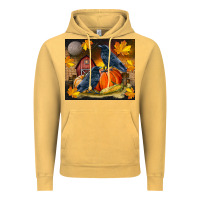 Vintage Mustard Fall Crow Vintage Hoodie - LillyAllenDesigns