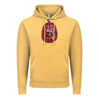 Vintage Mustard watercolor pumpkin leopard Vintage Hoodie - RanaPortraitStore