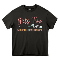 Asphalt girls trip cheaper than therapy Heavy Core Tee - MaliasSmallBusiness