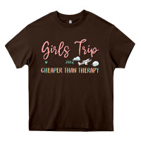 Girls Trip Cheaper Than Therapy Heavy Core Tee | Teevron