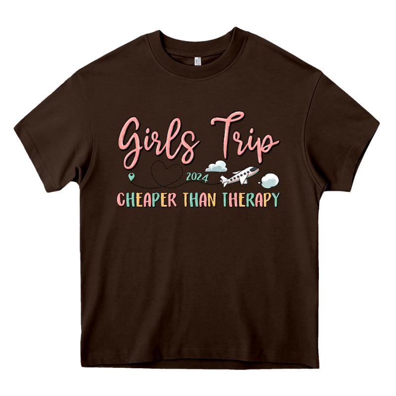 Girls Trip Cheaper Than Therapy Heavy Core Tee by MaliasSmallBusiness | Teevron