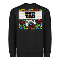 Black gamer dad Heavyweight Sweatshirt - TumblerDesignByShophia