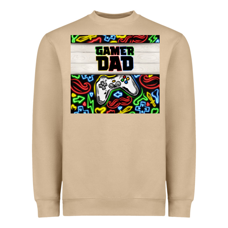 Gamer Dad Heavyweight Sweatshirt by TumblerDesignByShophia | Teevron