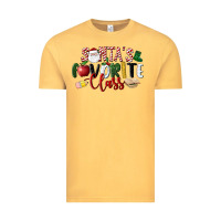 Vintage Mustard Santa's Favorite Class Christmas Vintage Tee - LillyAllenDesigns