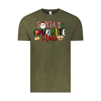 Vintage Olive Santa's Favorite Class Christmas Vintage Tee - LillyAllenDesigns