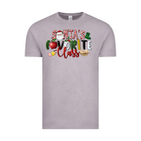 Vintage Zinc Santa's Favorite Class Christmas Vintage Tee - LillyAllenDesigns