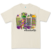 Mardi Gras Teacher Life Premium Tee | Teevron