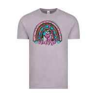 Vintage Zinc leopard cowhide nurse rainbow Vintage Tee - JahusDesignShop